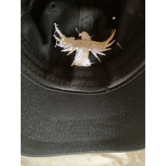 Mateship Embroidered Black Baseball Cap Adjustable Strap Cotton Unisex - Picture 6 of 7